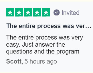 The entire process was very easy