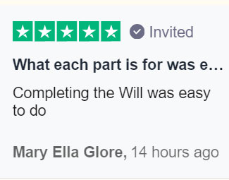 Completing the will was easy